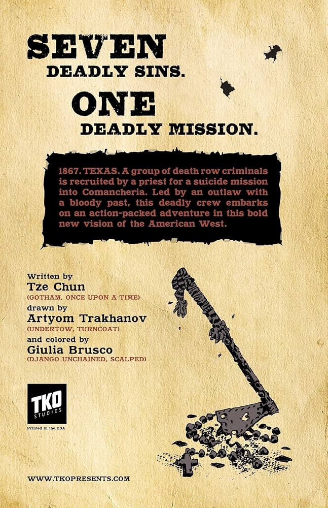 The 7 Deadly Sins : Chun, Tze, Brusco, Giulia, Trakhanov